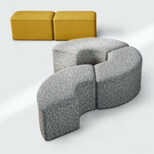 Modular sofa abstracta